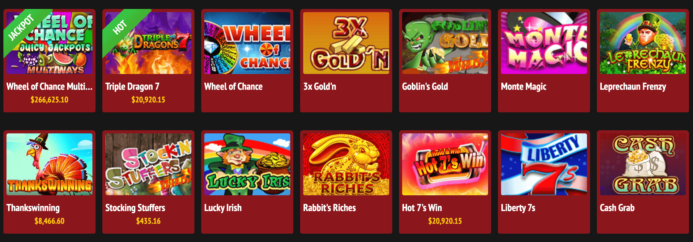 Slots Red stag Casino